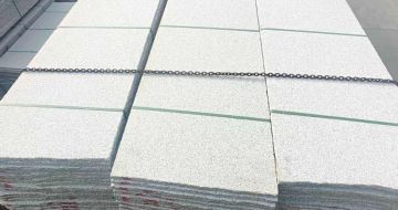 广西芝麻白毛板，石材毛板