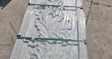 广西芝麻白别墅外墙雕刻版