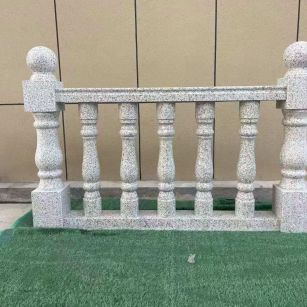 广西芝麻白阳台栏杆 花岗岩栏杆