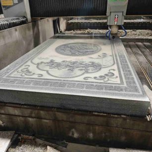 广西芝麻灰雕刻版异形雕刻异形定制