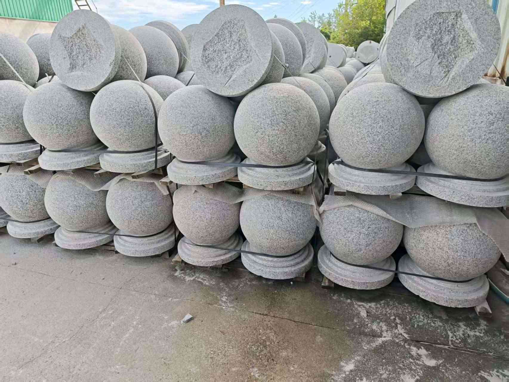 广西圆球石球挡车球