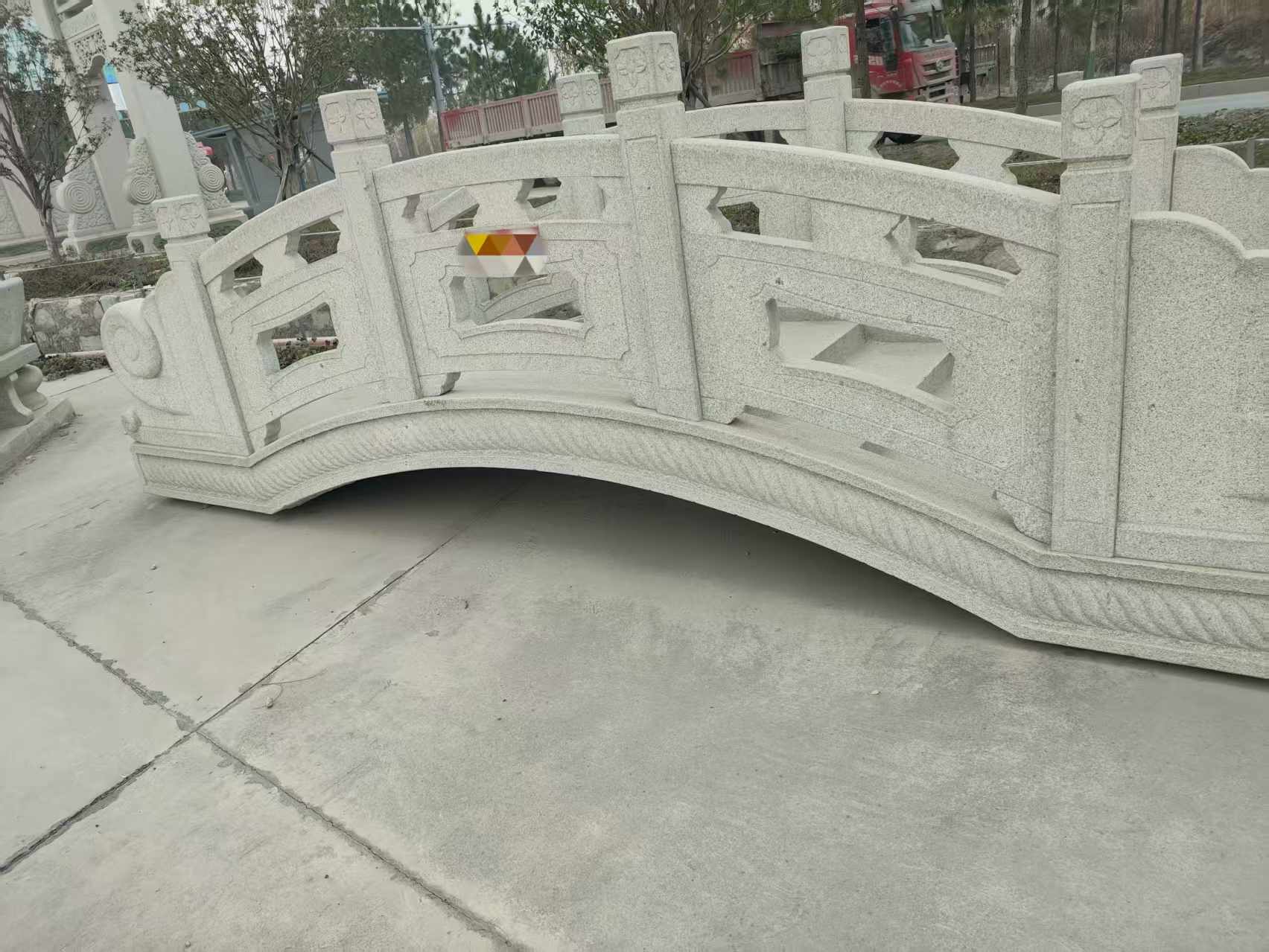 广西芝麻白拱桥，石桥