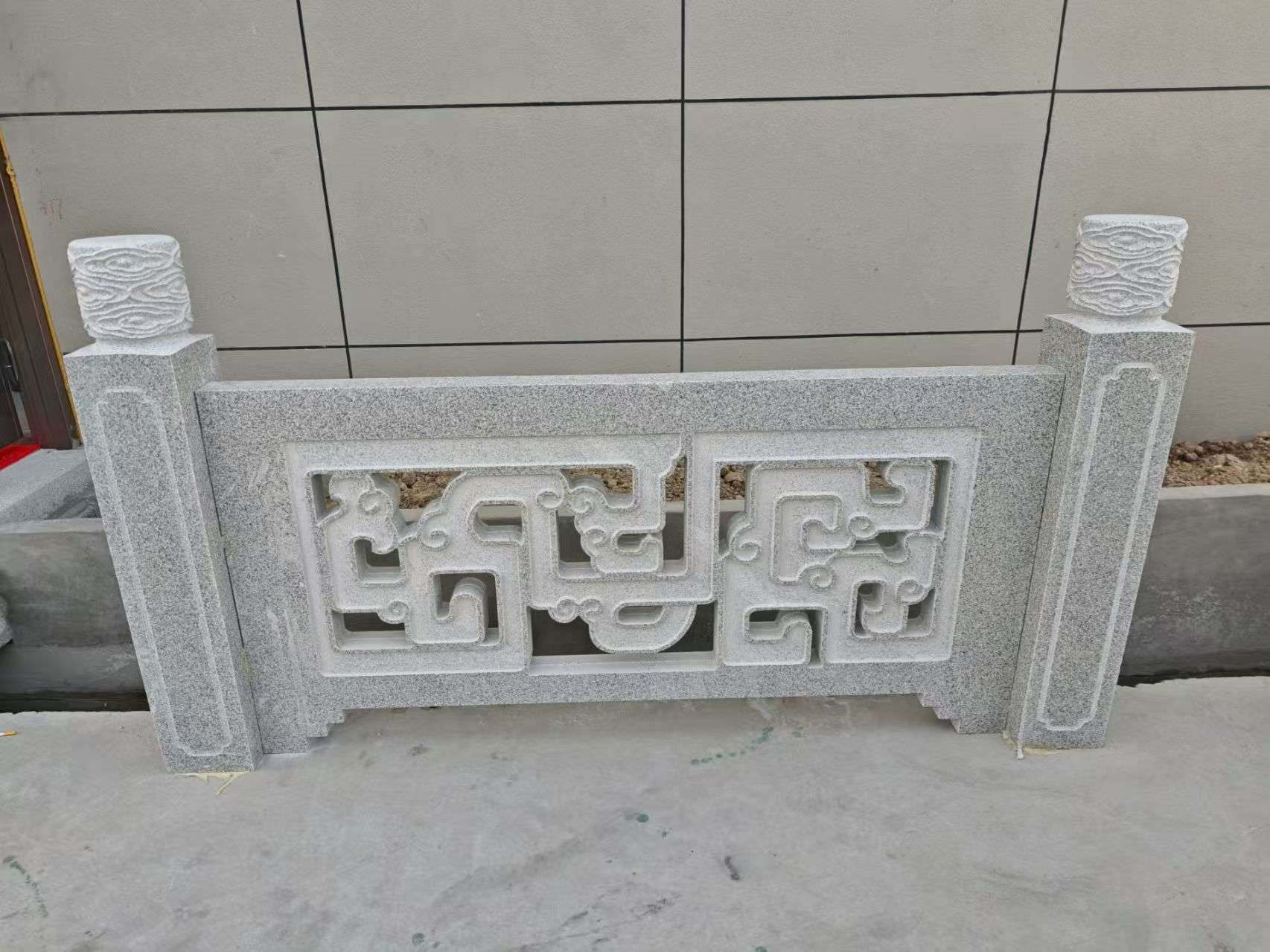 广西芝麻白河道栏杆 桥栏杆
